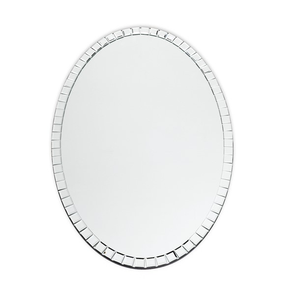 (image for) Laura Ashley Marcella Oval Mirror 80 x 53cm